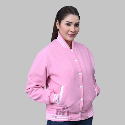 Cotton Varsity Jacket Women