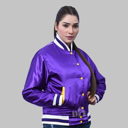 Custom Letterman Jacket Satin Polyester