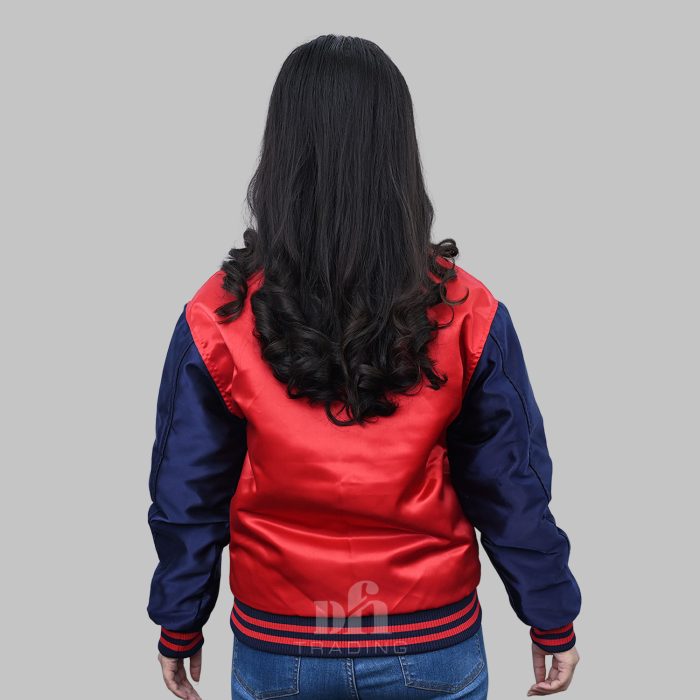 Varsity Jacket Satin Polyester