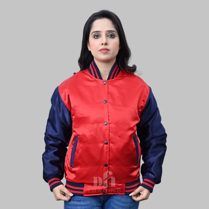 Varsity Jacket Satin Polyester