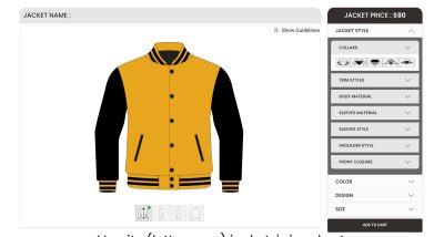 Design Varsity jackets