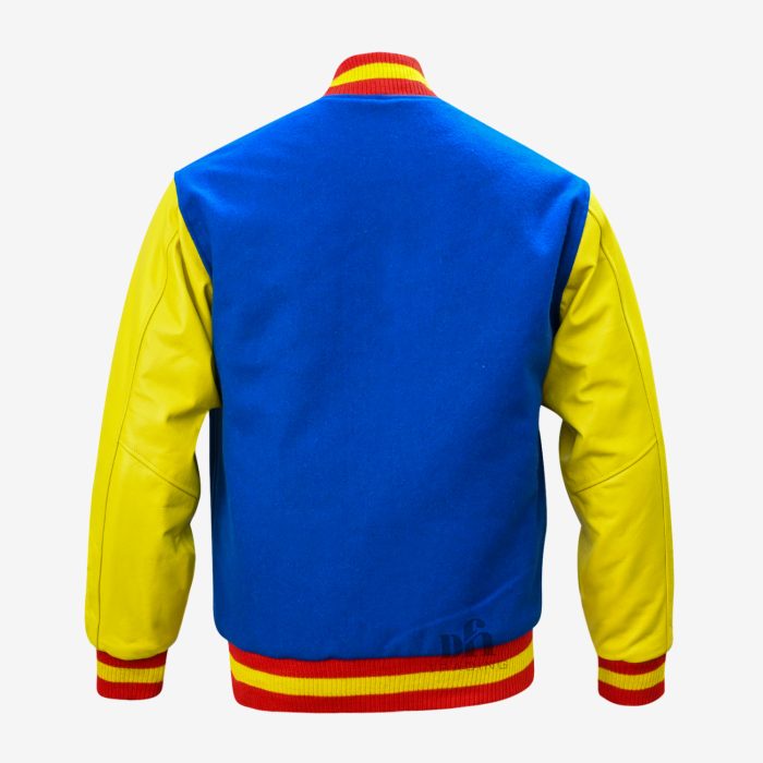 Custom Letterman Jackets-Royal Yellow