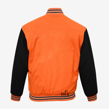 Custom Orange Varsity Jackets