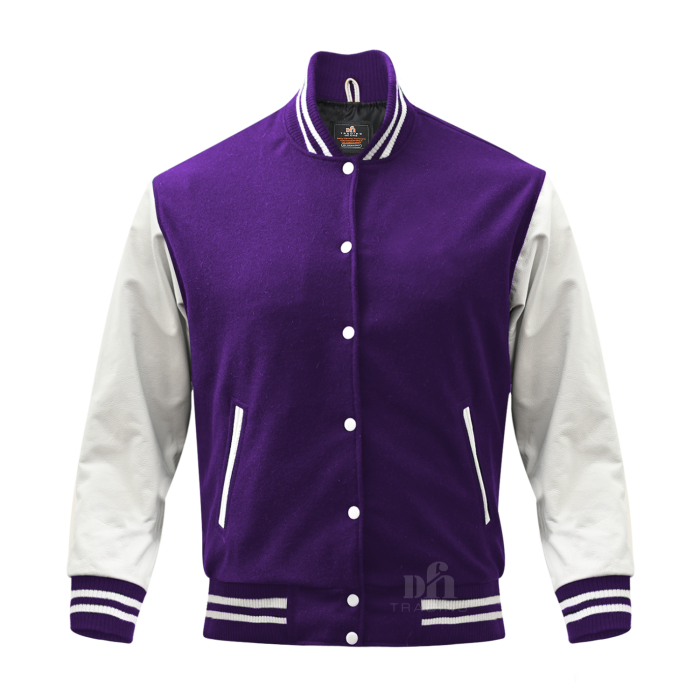 varsity leather jacket customized