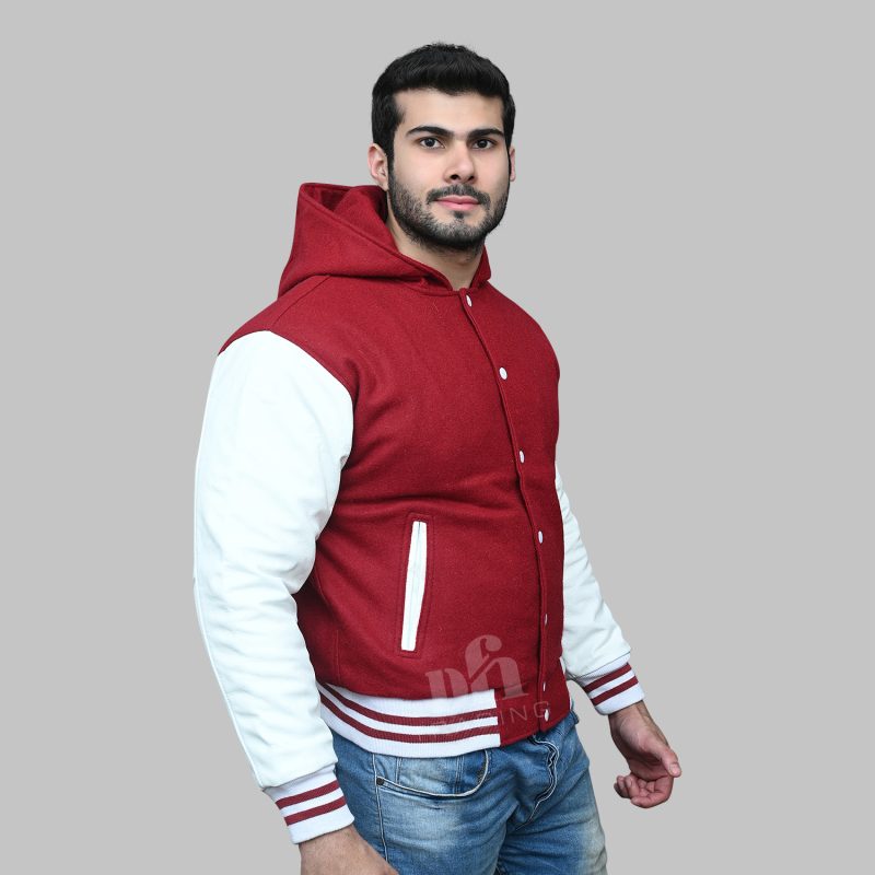 Varsity jackets with hood