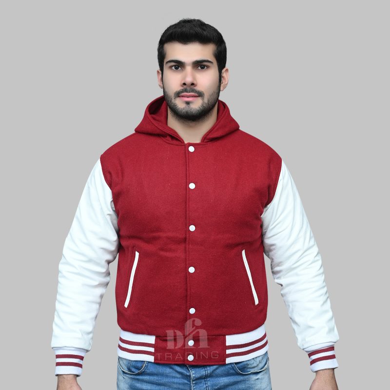 Varsity jackets with hood