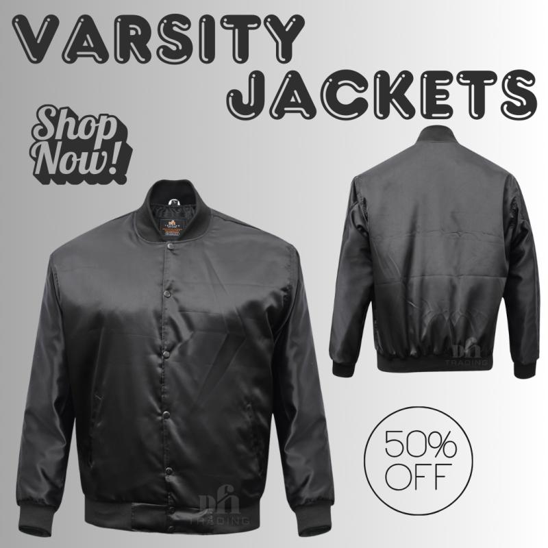 Custom Black Varsity Jackets