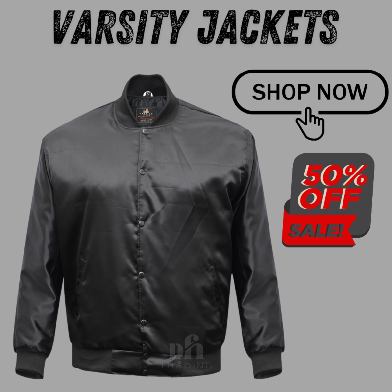 Custom Black Varsity Jackets