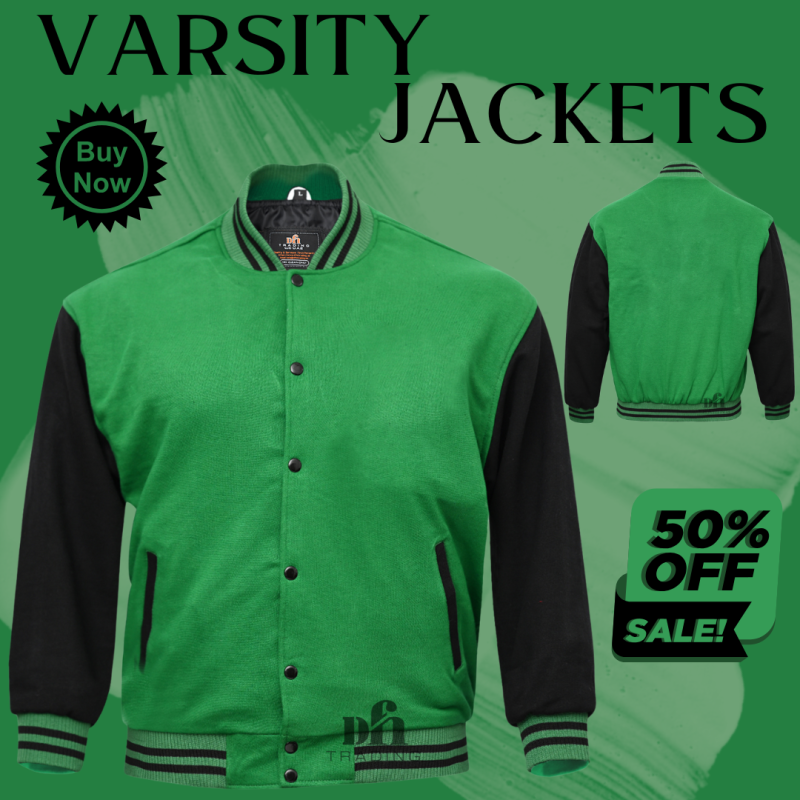 Custom Green Varsity Jackets