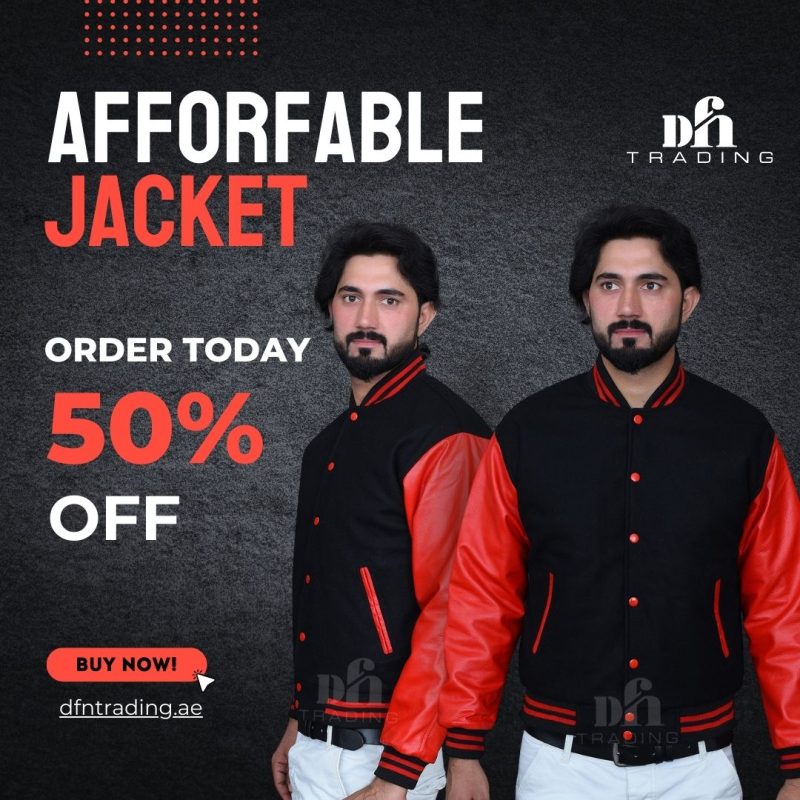 Leather Sleeve Varsity Jackets for Men