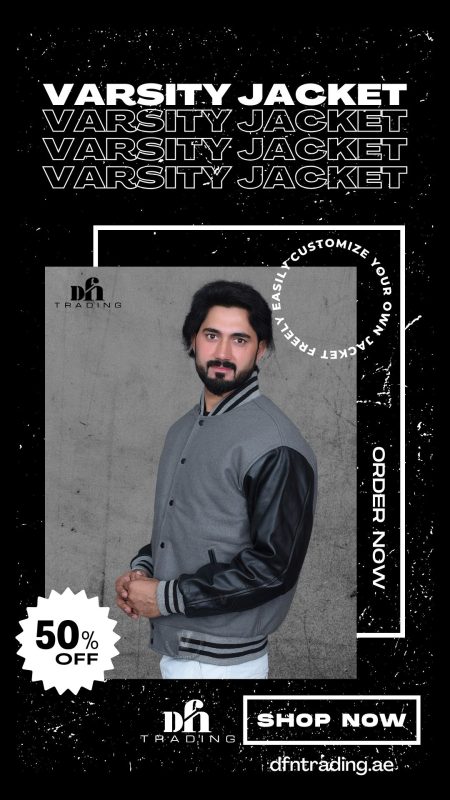Slim Fit Varsity Jackets for Athletic Build