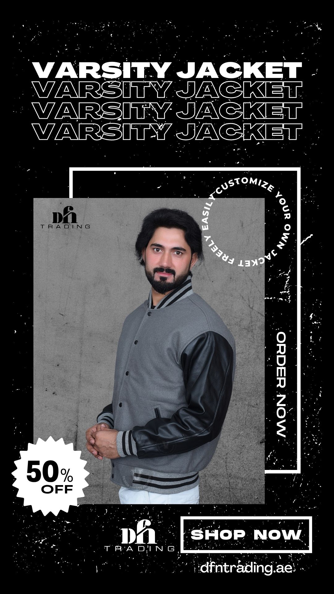 Slim Fit Varsity Jackets for Athletic Build
